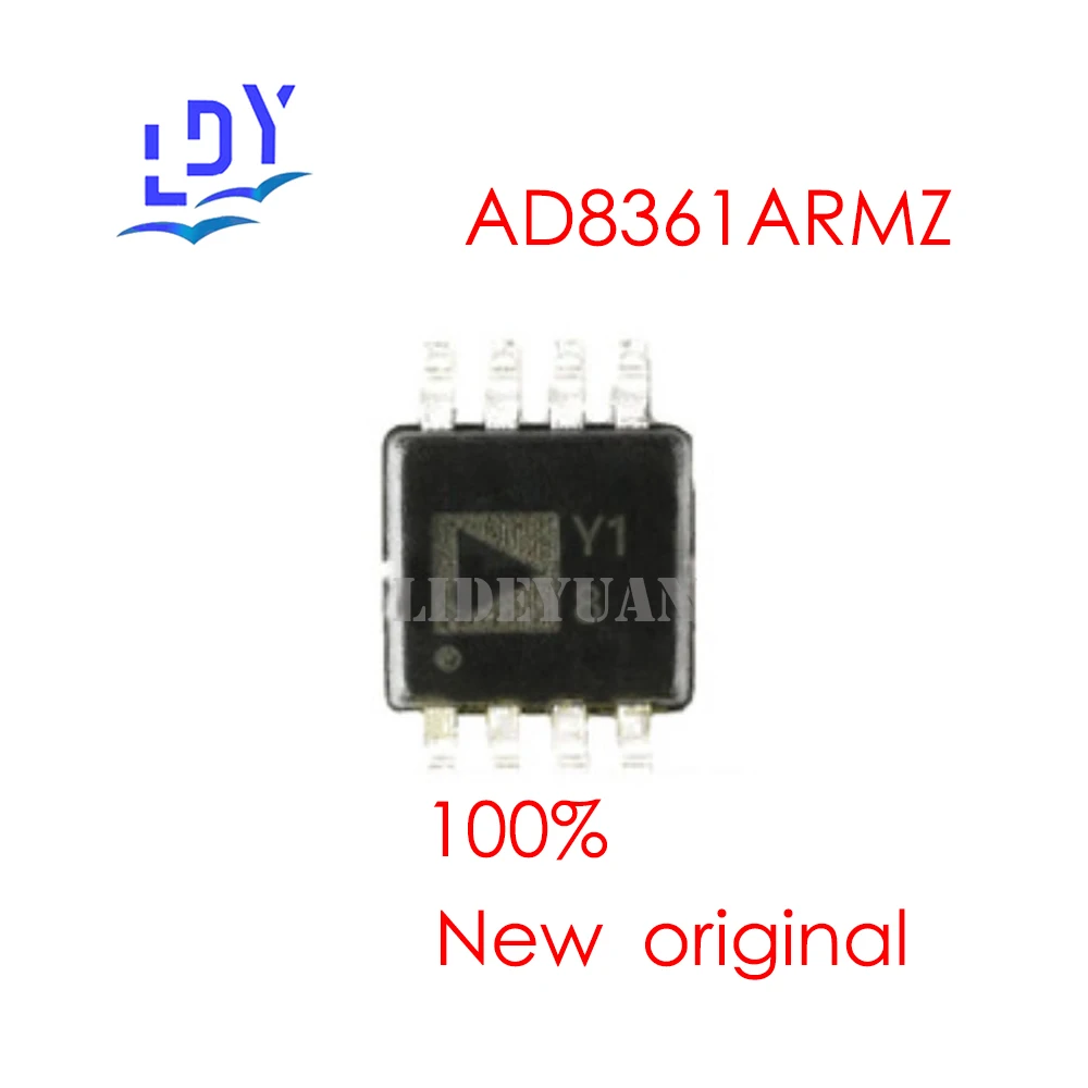 

10pcs 10pcs AD8361ARMZ AD8361ARM RF Detector Package MSOP-8 Buffer Amplifier Silkscreen J3A Chip Integrated Circuit