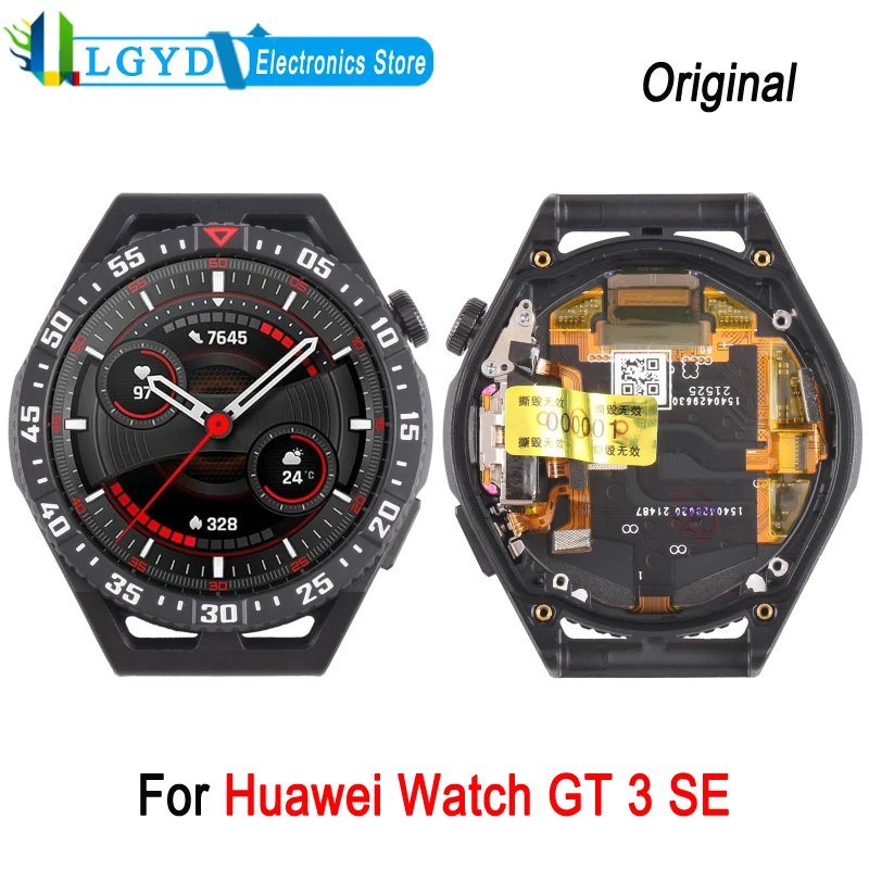 

Original 1.43-inch AMOLED LCD Screen with Frame For Huawei Watch GT 3 SE Smartwatch Display Digitizer Full Assembly Spare Part