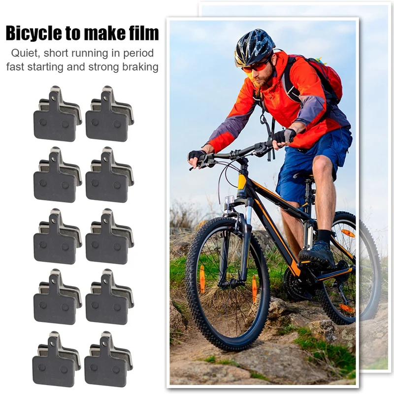 Полуметаллические тормозные колодки из смолы для велосипеда Shimano B01S M375 M395 M446 M485