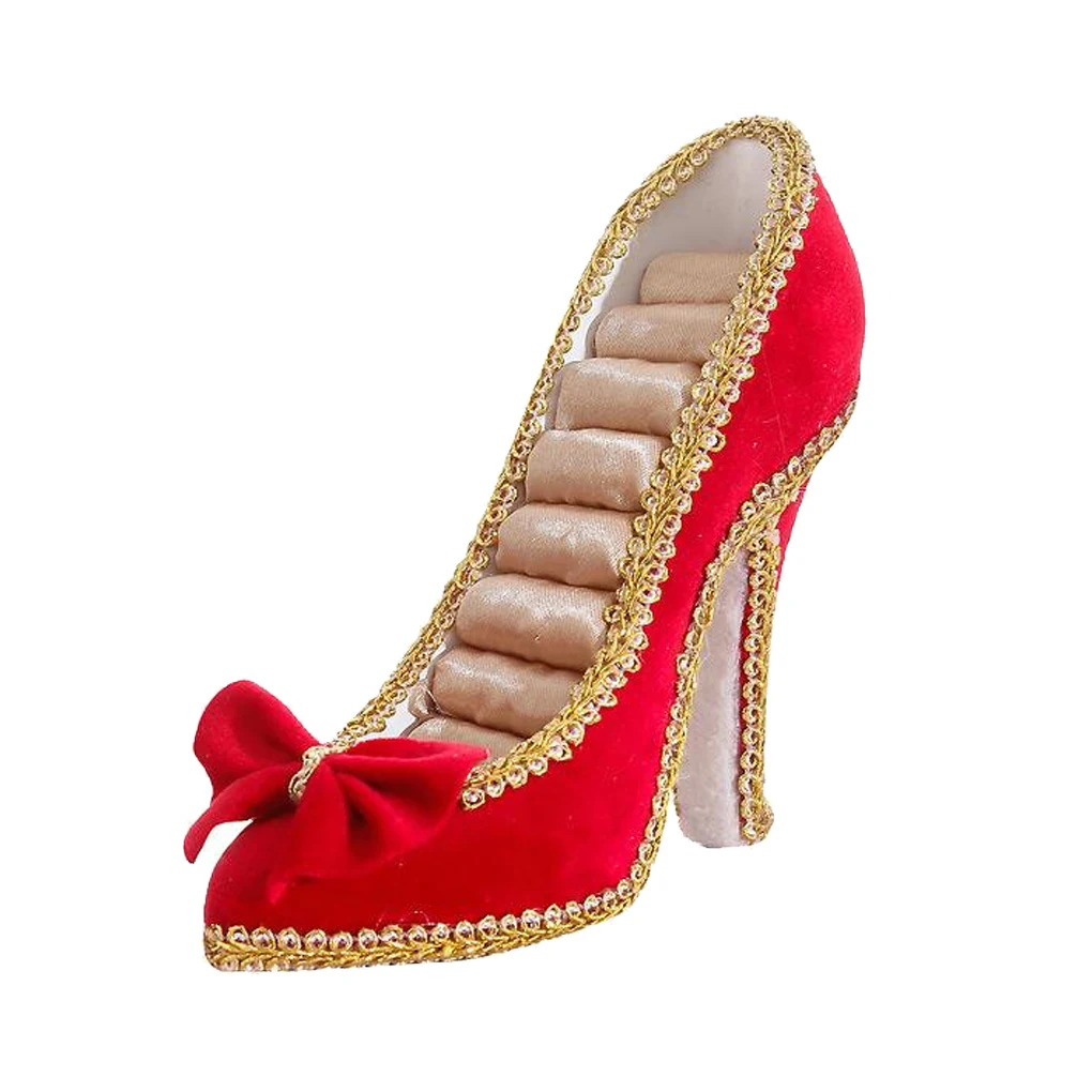 

High-Heeled Shoes Jewelry Rack Resin Fashionable Holder Bracelet Multipurpose Stand Organizer Storing Girls Bedroom