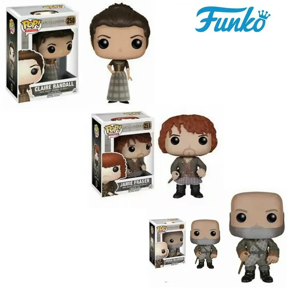 Funko pop Movie&ampTV OUTLANDER Glaire Randall 250 Jamie Fraster 251 Dougal MACKenzie 252 Экшн-игрушки Коллекция фигурок