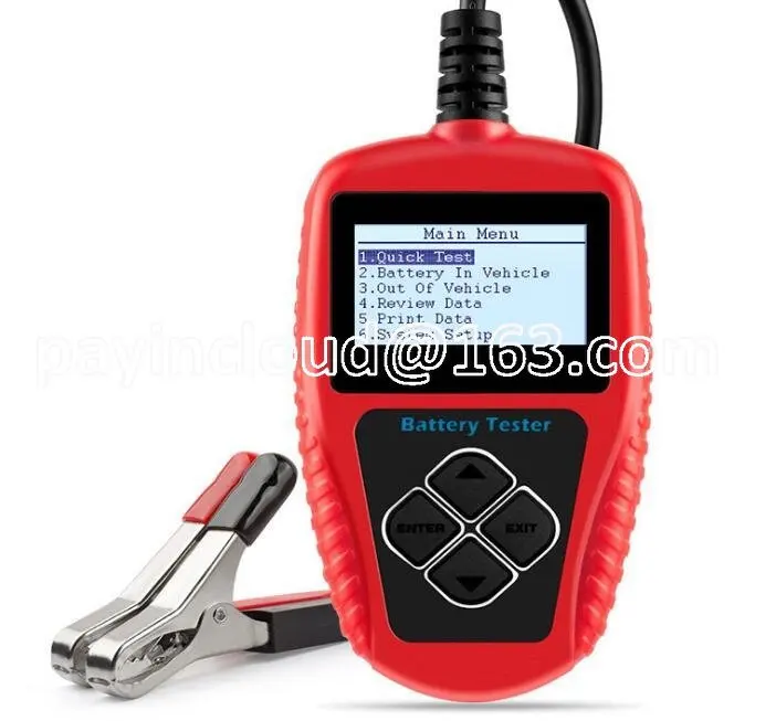 Тестер автомобильного аккумулятора BA101 12 В 100 cca-2000cca 220 Ач Тестер автомобильного аккумулятора BA101 12 В 100 cca-2000cca 220 Ач