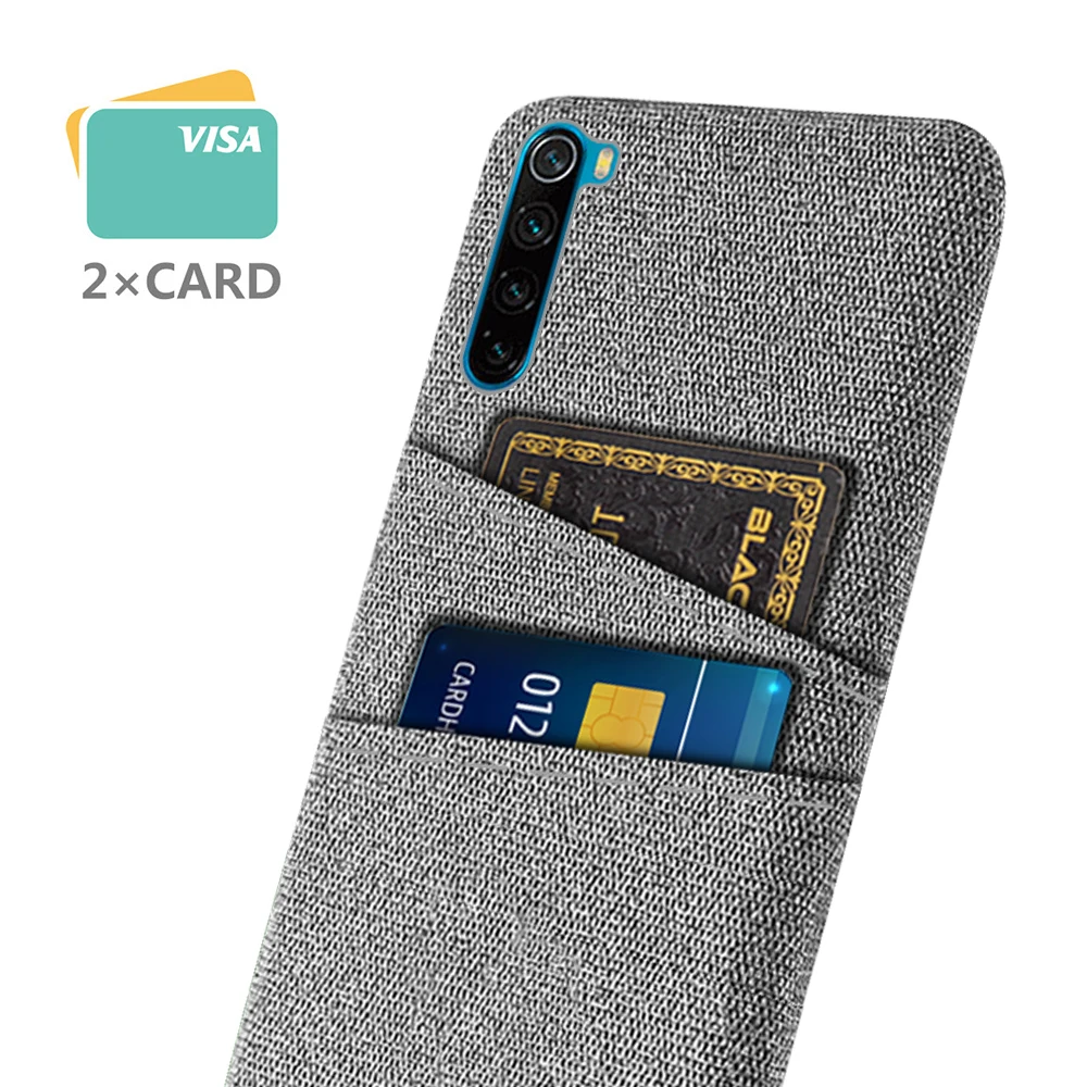 

For Xiaomi Redmi Note 8 Case Luxury Fabric Dual Card Phone Cover For Xiaomi Redmi Note 8 8pro Coque Funda Redmi Note 8 T 8T Pro