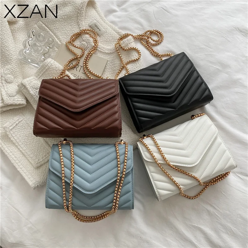 

Fashion Women Quilted Shoulder Bag Female Retro Chain Design Underarm Bag Ladies Pu Leather Clutch Handbag Travel Crossbody Bag