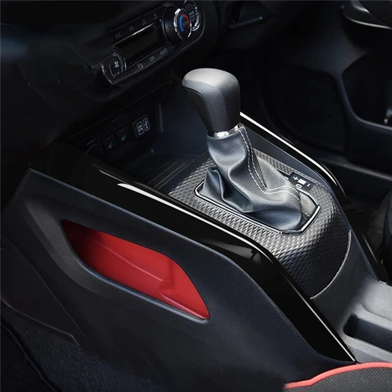 Ярко-черная автомобильная центральная крышка управления переключением передач