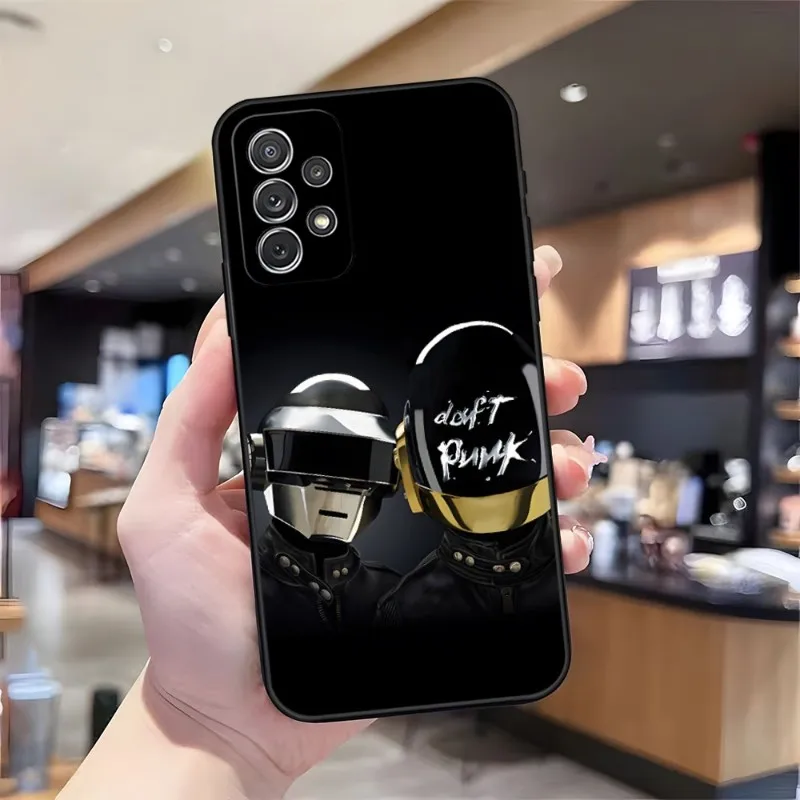 Rock Music Daft Punk Helmet Phone Case Luxury Design For Samsung Galaxy S23 S21 S10 S30 S20 S22 S8 S9 Pro Plus Ultra Fe Covers images - 6