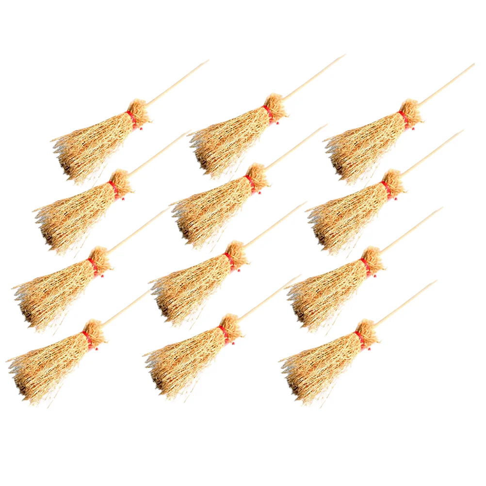 

12Pcs House Brooms Broom Cleaning Set Broom Broom Set Kids Broom Set Small Toddlers Broom