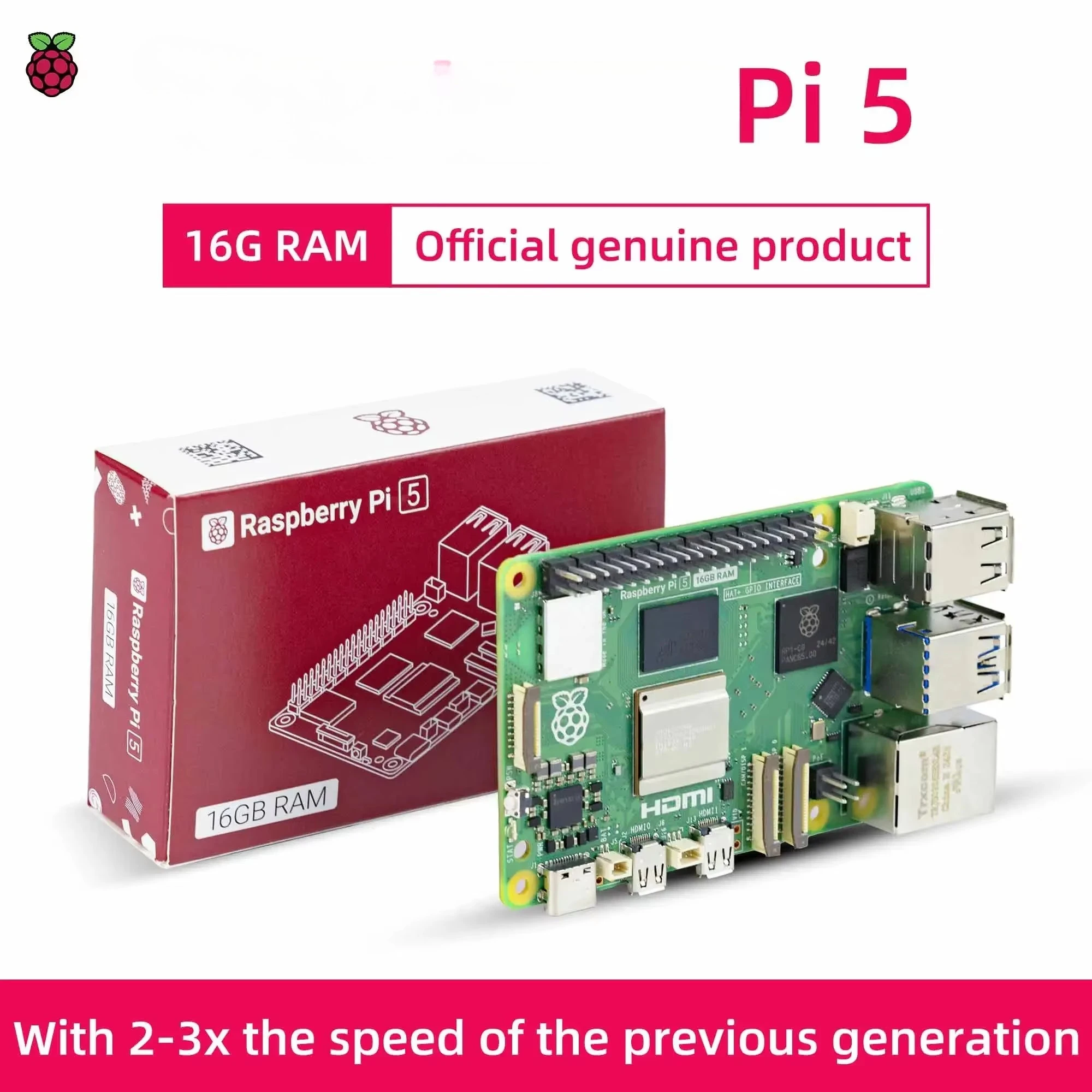 Фото Новый продукт: Оригинальный комплект для разработки Pi 5, оптовая продажа, модель Pi 5 B (5B) с 2 ГБ, 4 ГБ, 8 ГБ, 16 ГБ ОЗУ №3