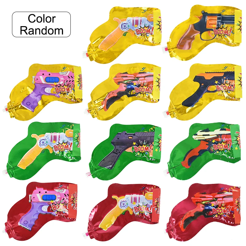 

5/10pcs Inflatable Pistol Firework Balloon Wedding Birthday Party Decoration Props Handheld Confetti Foil Balloon Children's Toy