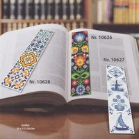 bk10626 68diy craft cross stitch bookmark christmas plastic fabric needlework embroidery crafts counted new gifts kit holiday