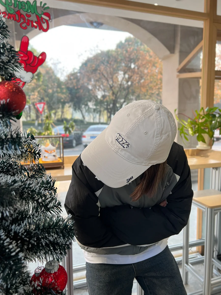 974 бейсболка с большой окружностью головы и вышитыми буквами для женщин