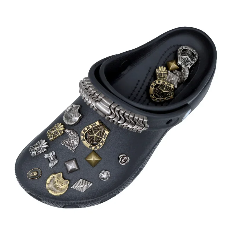 Металлические съёмные украшения для обуви в виде сосулек ассортименте