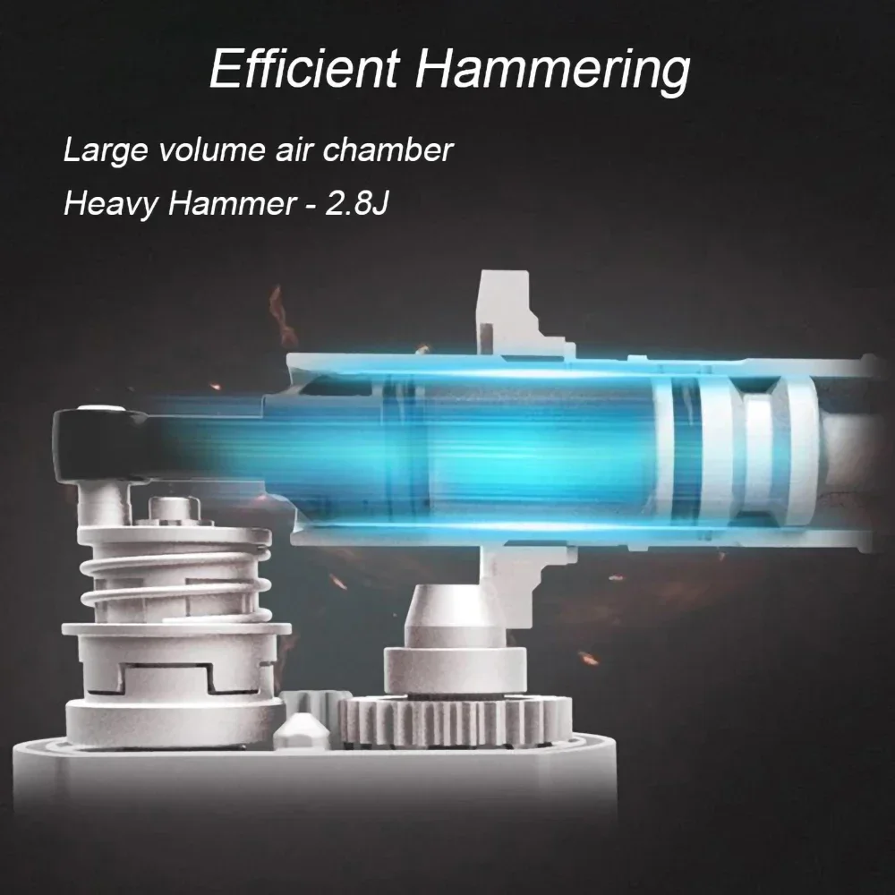 Беспроводной перфоратор Worx сверхмощный бесщеточный двигатель WU389 голый