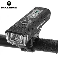 rockbros ultralight cycling light led front headlight for bicycle mountain bike headlamp road rechargeable lamp usb flashlight