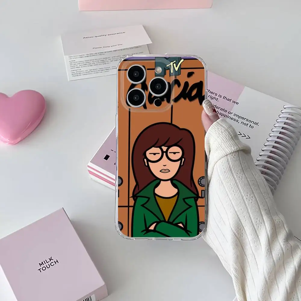 Фото Humor D-Daria Morgendorffer Прозрачный защитный чехол для телефона iPhone 11, 12, 13, 14, 15, 16, 17 Pro Max Plus Air Mini №2