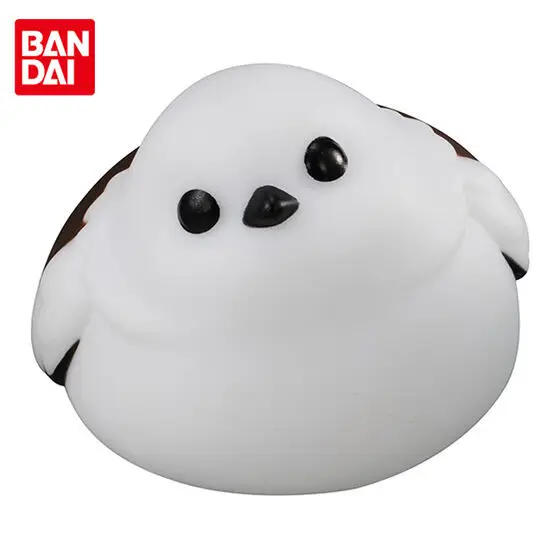 BANDAI Подлинная гасяпон птица белая Java Спарроу Белый попугай кавайная Милая