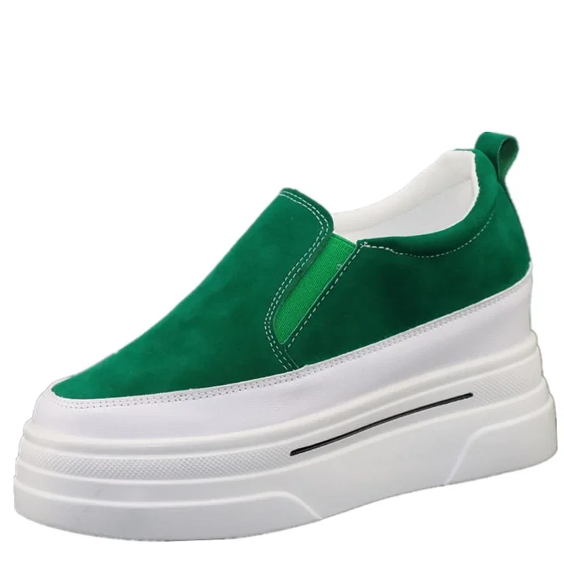 2024 весенняя женская обувь с внутренним утеплением 8 см осенняя новая модная для