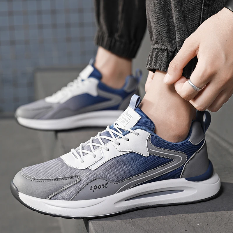 

98 Fashion Men Sneakers Mesh Breathable Running Tennis Shoes Comfortable Outdoor Sports Casual Tenis Masculino