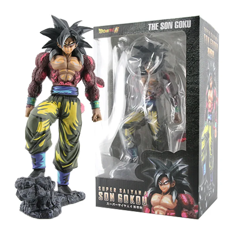 

Dragon Ball Son Goku Super Saiyan 4 Toy figure commemorative gift Desk decorations collection model toys