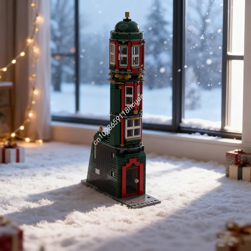 Фото 990 шт. MOC изумрудный империй, модульная модель, строительные игрушечные блоки, архитектура, рождественские подарки, сборная идея, образование, день рождения №1