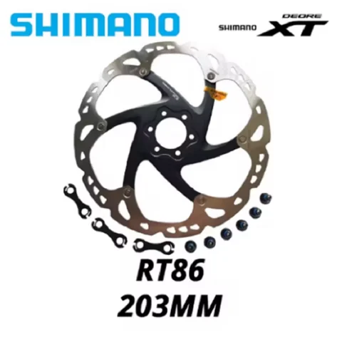 SHIMANO XT SM RT86ouvre de punto de hielo disco freno 6 перно M8000 disco de bicicletas de montaña SHIMANO RT86 160MM