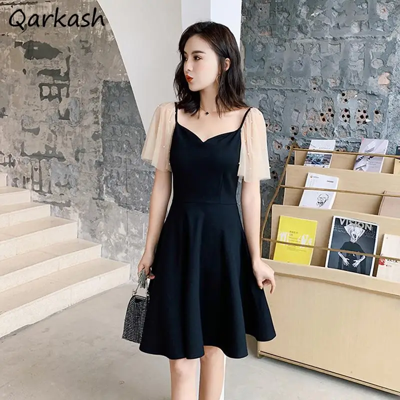 

S-3XL Dresses Women Summer Casual Popular Chic Patchwork Harajuku Elegant All-match Streetwear Vacation Basic Vestidos Daily Ins