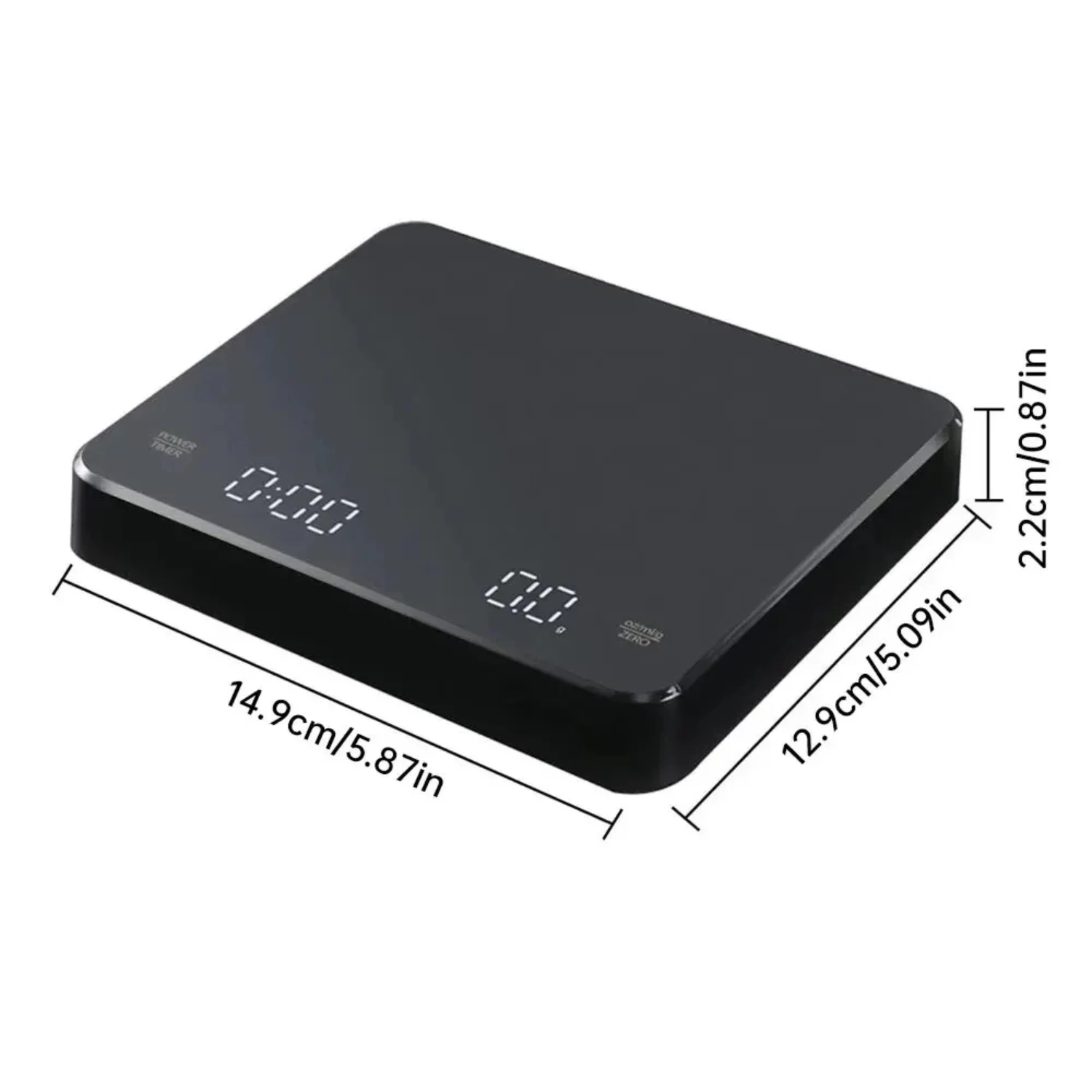 1 шт. цифровые весы с таймером светодиодные для эспрессо USB 3 кг макс. вес 0 г