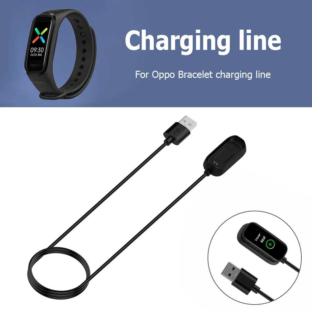 

20/100cm Smart Wristband Charger Cable Black White for OPPO Band AB96 Accessories Smart Watch Charging Cable Cord Base