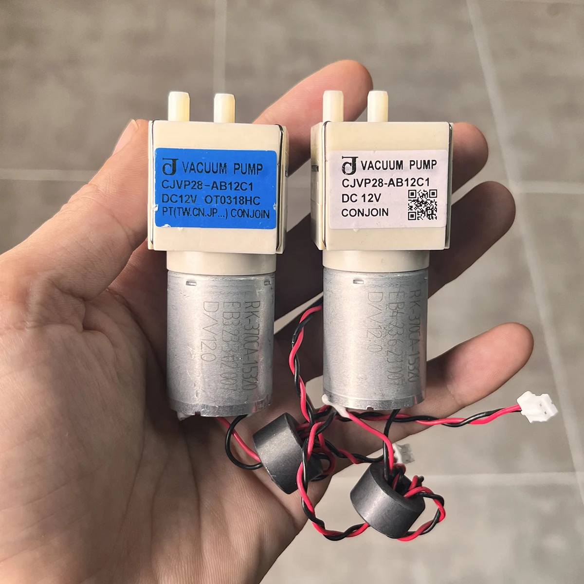 

Диафрагменный электрический насос DC 12В 370