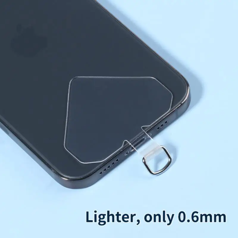 

Strong Clear Mobile Phone Lanyard Gasket Patch Soft Sling Rope Card Universal Removable Clip Snap Strap Hang Cord Tab 2023