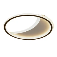 new 2022 nordic style ceiling lamp for aluminum hardware paint process acrylic frosted light guide sheet trichromatic dimming