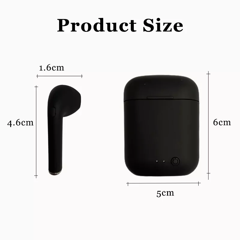 

TWS Wireless Headphones Bluetooth 5.0 Earphones Mini Headset Stereo Earbuds for iPhone etc Phones