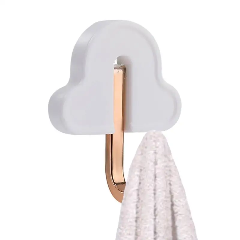 

Self-adhesive Hook Wall Hooks Decorative Hanger Cute Cloud Towel Adhesive Coat Hangers Robe Entryway Children Rooms Kitchen