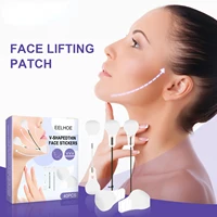 40pcs10sheetspack waterproof v face makeup adhesive tape invisible breathable lift face sticker lifting tighten chin