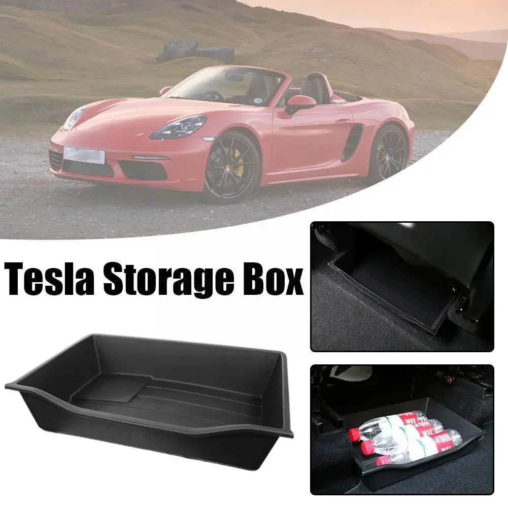 Ящик для хранения под сиденьем Tesla Model Y 2021 органайзер лоток из ТПЭ и АБС