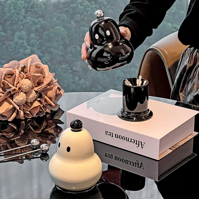 Креативная коробка для ватных палочек в форме груши пластиковый держатель