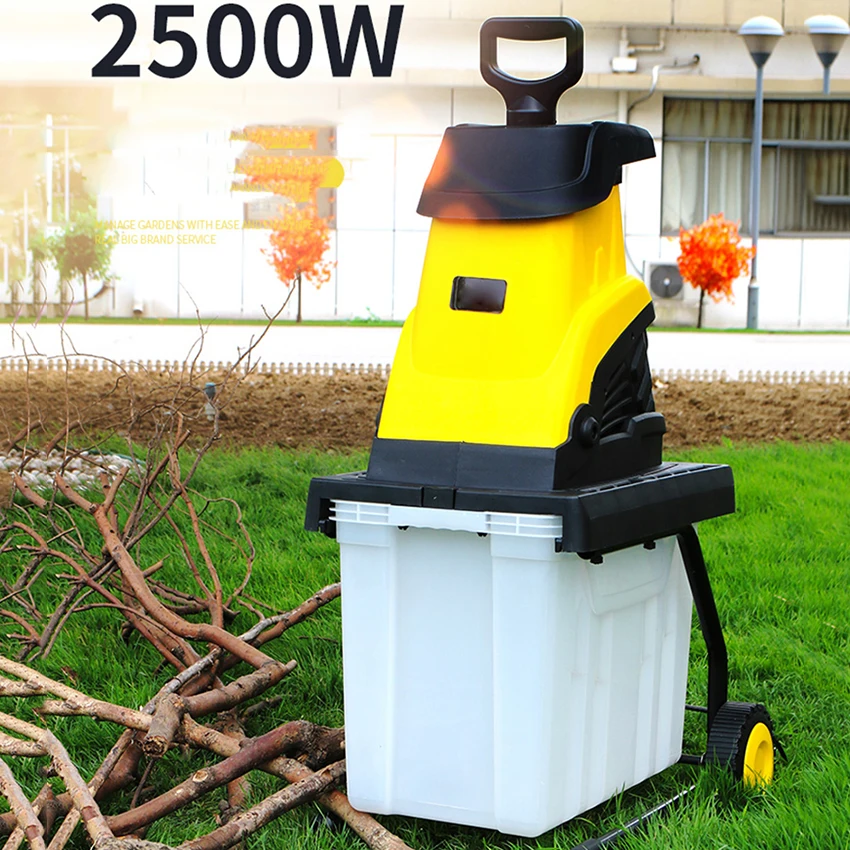 

MDS-ZJ02K Branch Crusher Electric Breaking Machine Tree Branch Crushing Machine 2500W Electric Pulverizer Garden Tool 220V/110V
