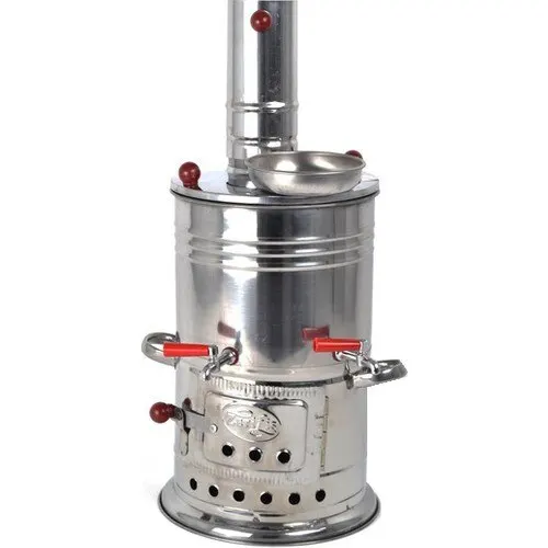 

Double Tap Woody Urn 3,5 lt Traditional Turkish Tea Samovar Kettle Double Tap