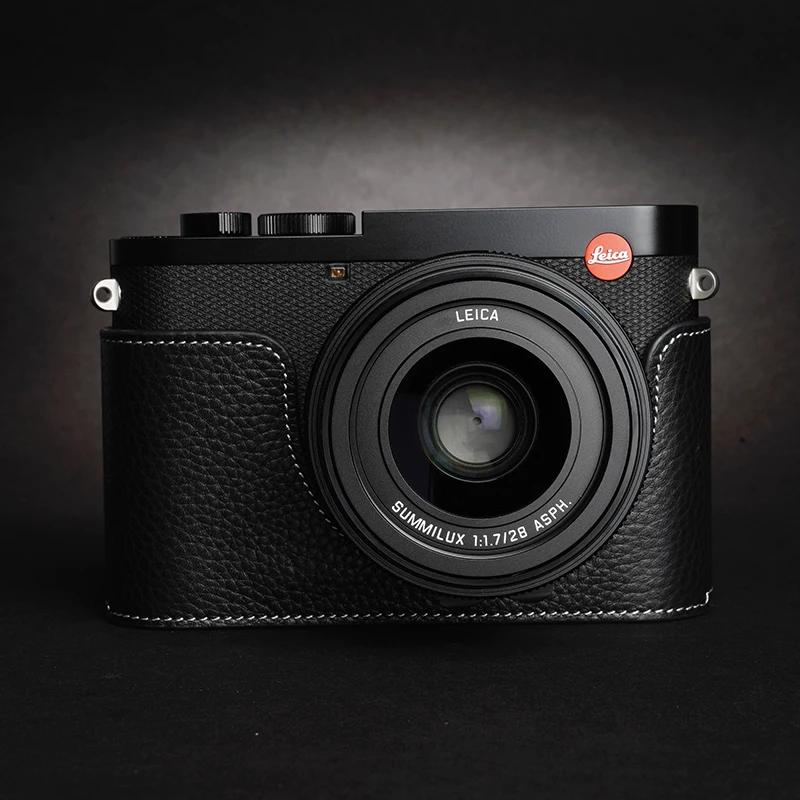 Защитный чехол из натуральной воловьей кожи для фотокамеры Leica Q Q2