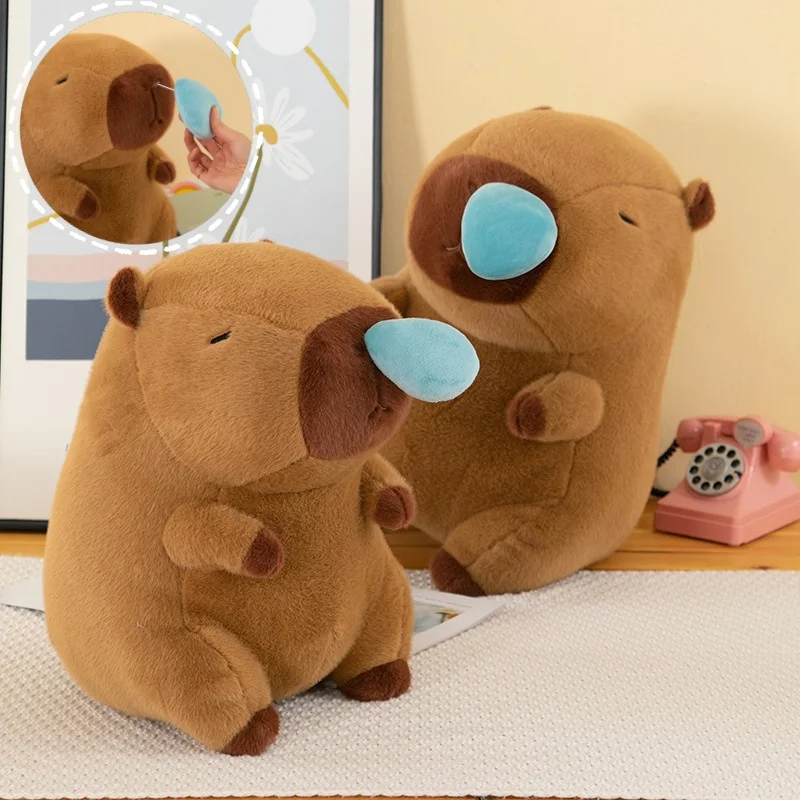 30 См Плюшевая Игрушка-капибара Мягкая Игрушка Аниме Пушистая Милая Кукла Нежный