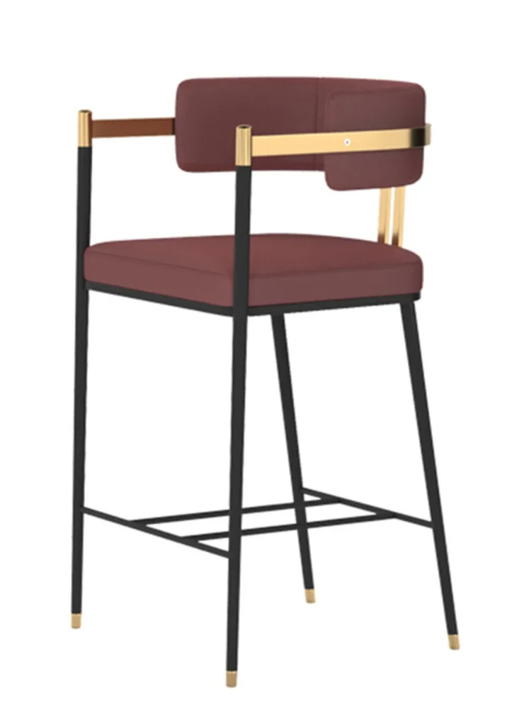 Silla Bar Modern hierro forjado muebles cocina sillas с респилдо Комодо креативная стойка персональным