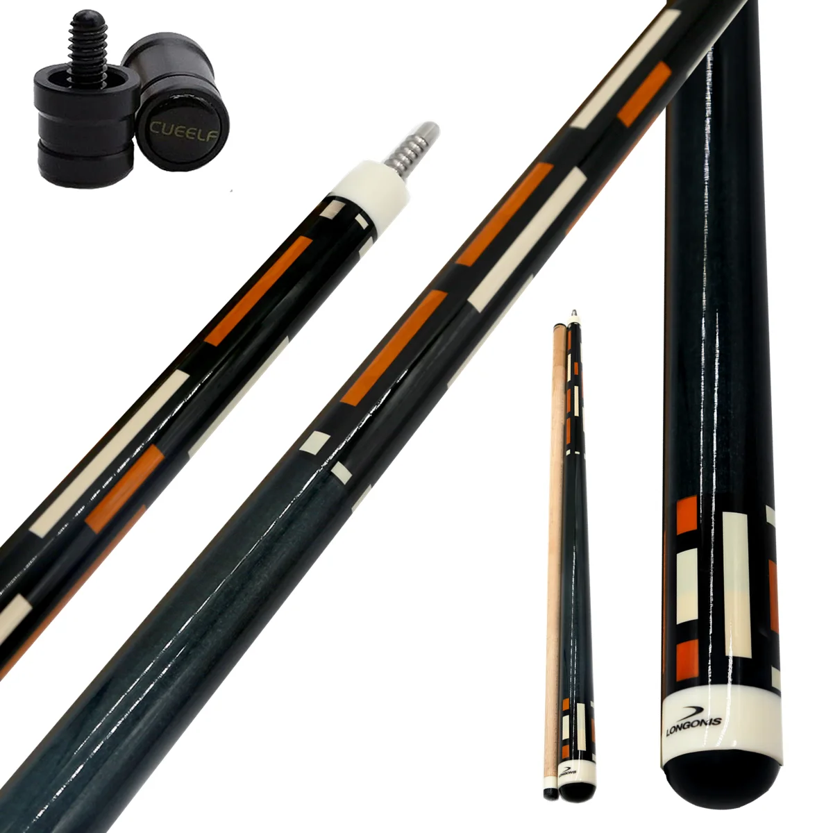 Фото Корейский профессиональный кий Carom Cue Libre с наконечником 12 мм, 142 см, в наличии, корейский бильярдный кий Carom с 3 подушками №3