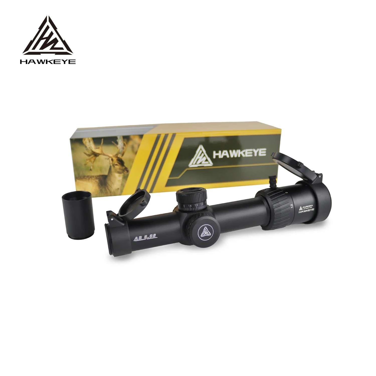 

HAWKEYE 1.2-6X24FFP Optical scope Red and Green Illumination for Outdoor Sports