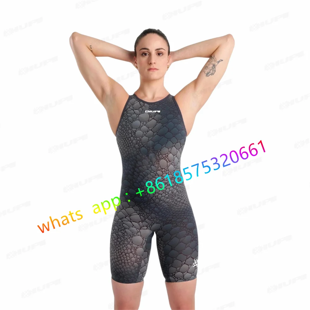 2022 Triathlon Suit Slimming Tight One Piece Swimsuit Female Sports Swimwear Women Professional Racing Training Bathing Suit