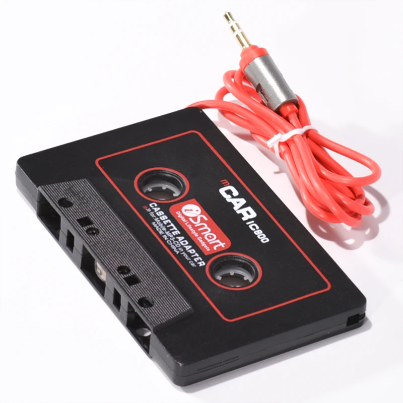 

Разъем 3,5 мм Автомобильный AUX аудио магнитная лента кассета рекордер адаптер конвертер для iPod iPhone MP3 AUX кабель Запчасти CD плеера