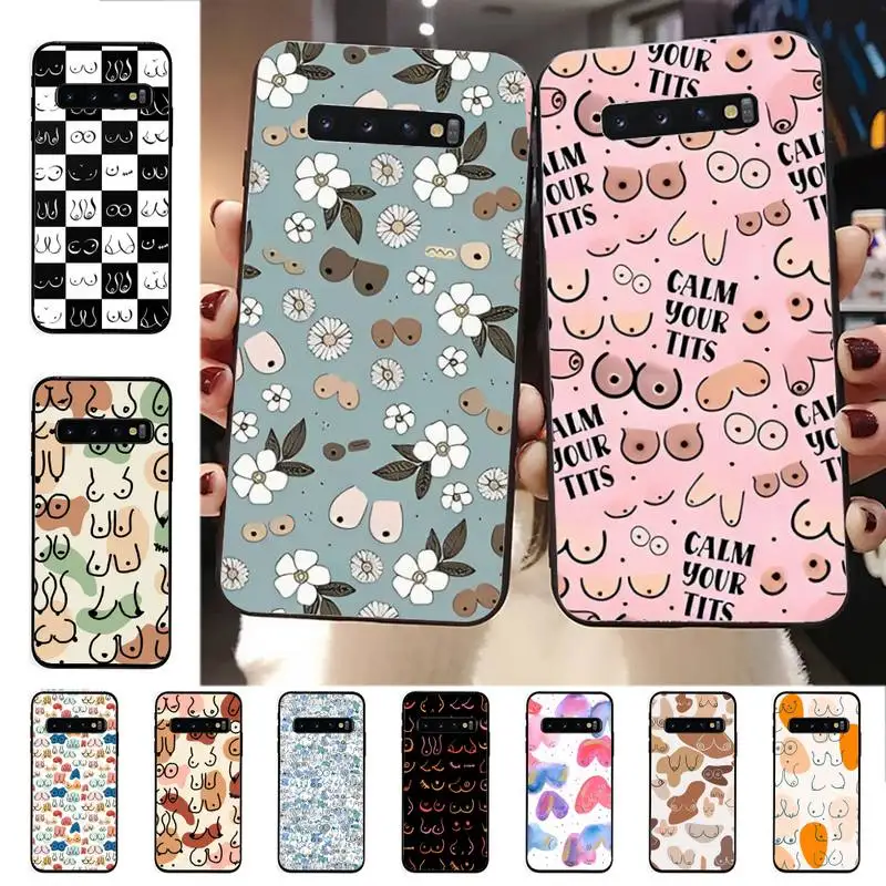 

Boobs Art Print Phone Case For Samsung Galaxy S 20lite S21 S21ULTRA s20 s20plus S21plus 20UlTRA cover