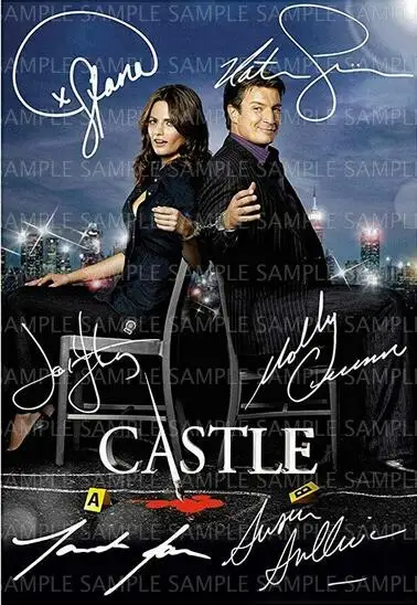 

Холст Castle Cast Signed TV Show Series