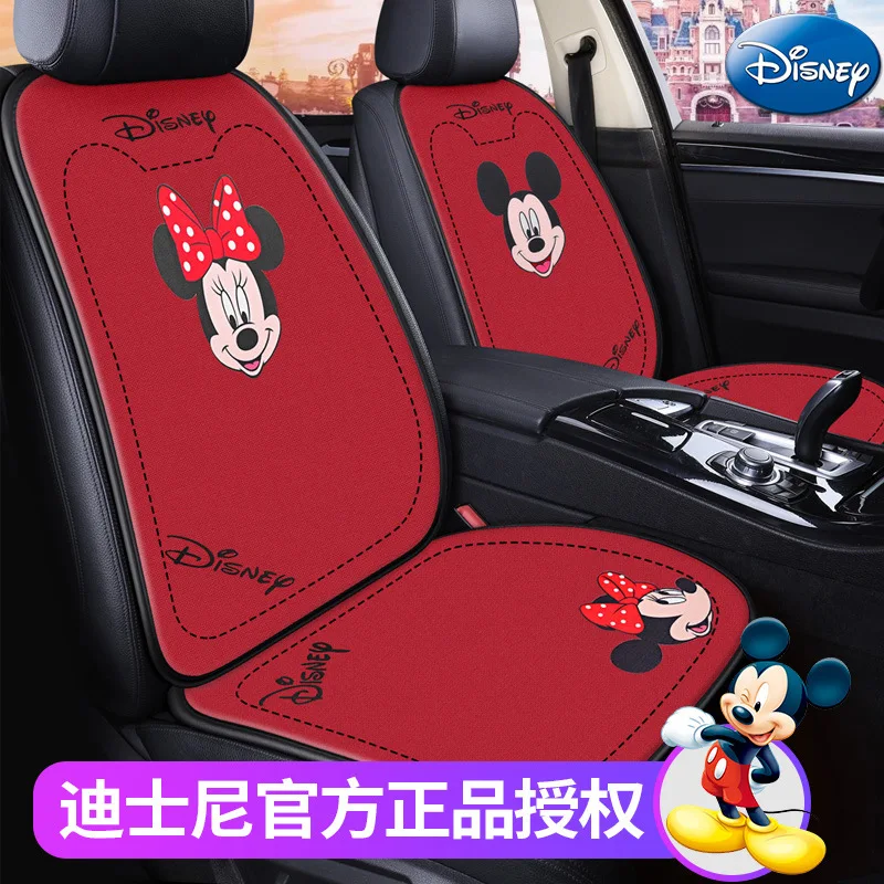 Подушка для автомобильного сиденья из полиэстера с изображением Микки Мауса, 1 шт.