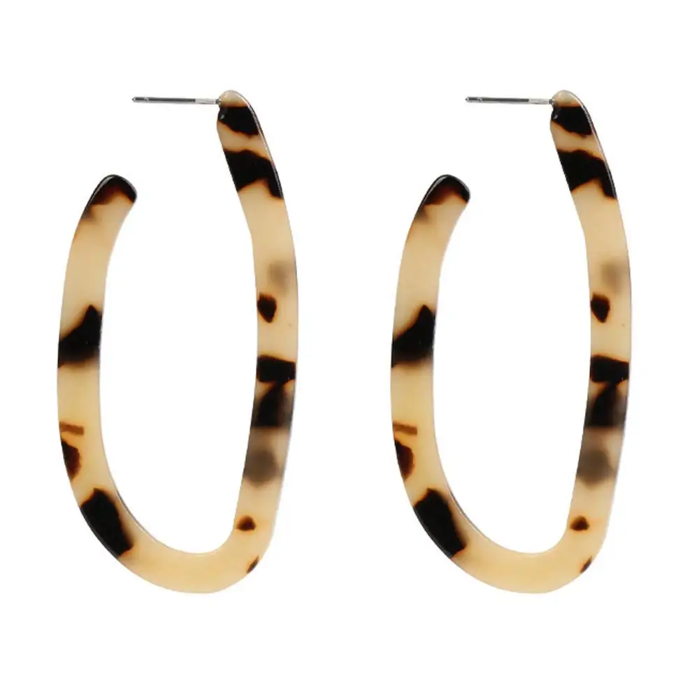 Showfay золотого цвета простые шикарные серьги-кольца для женщин девушек