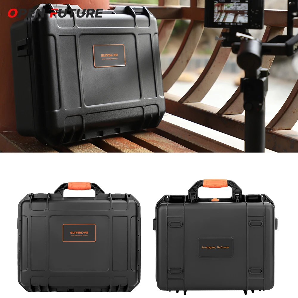 

Взрывозащищенная коробка для DJI серии RS 3, водонепроницаемая высокопрочная жесткая оболочка с защитой от сжатия для DJI RS 3/Pro/Mini